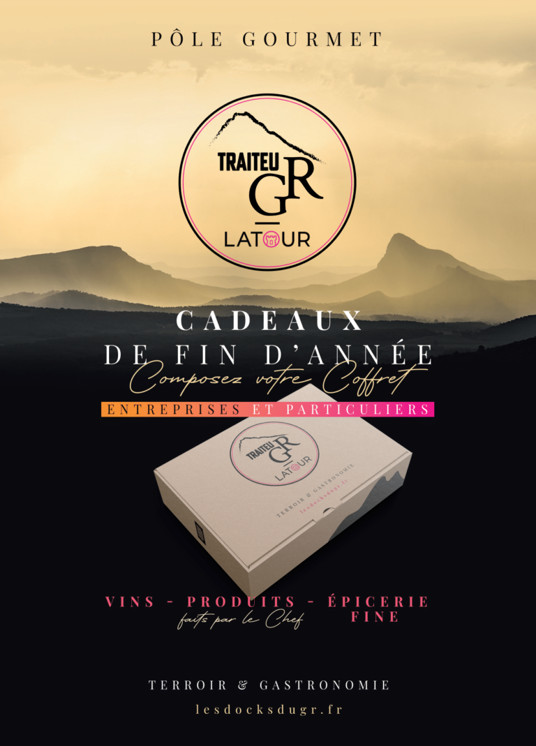 Coffrets gastronomiques de fin d'année par les DOCKS DU GR au Pic Saint Loup, Montpellier