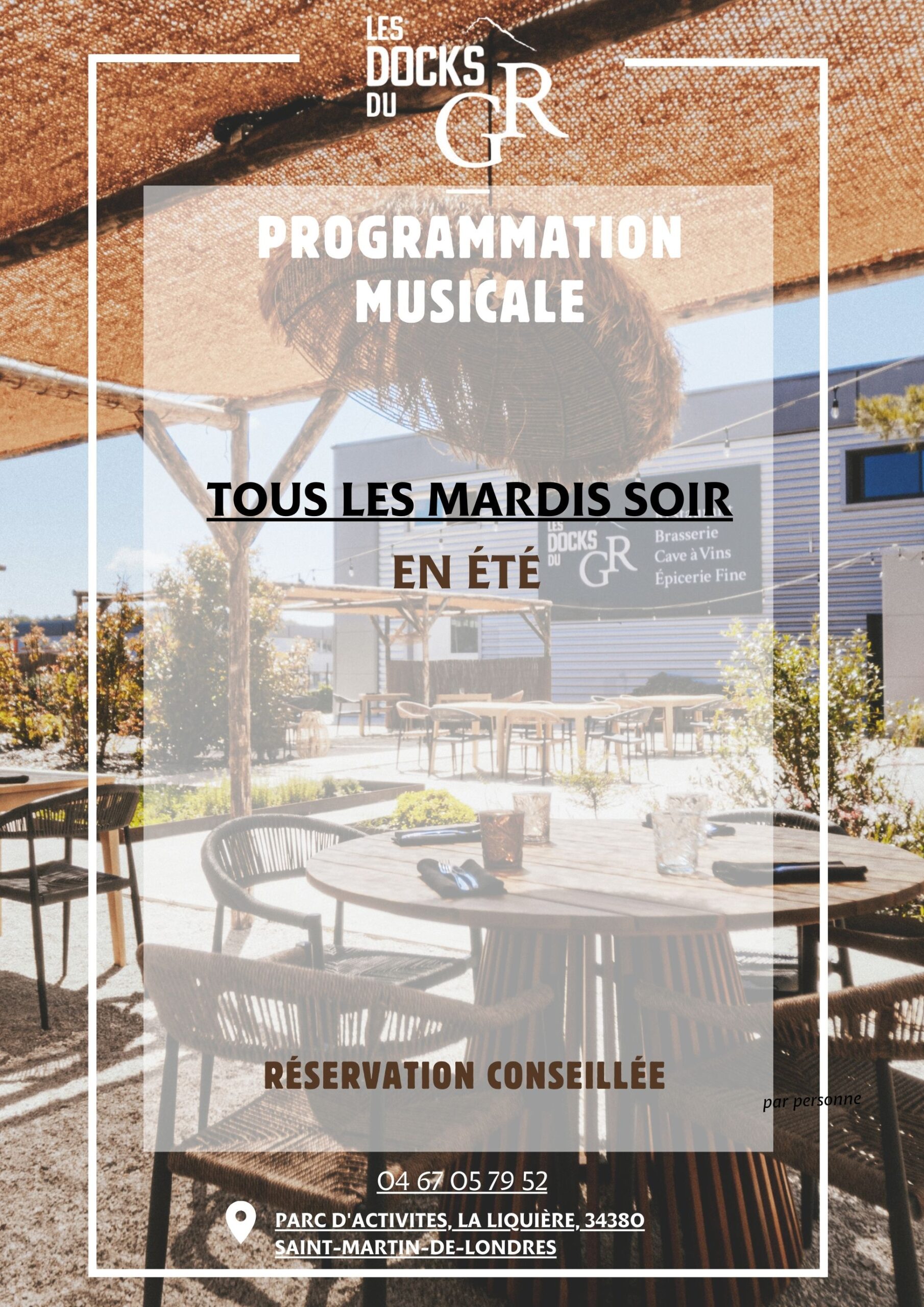 PROGRAMMATION SOIREE ETE GR